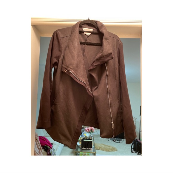 Two by Vince Camuto Stylist Black Zip Up Jacket - Picture 1 of 8